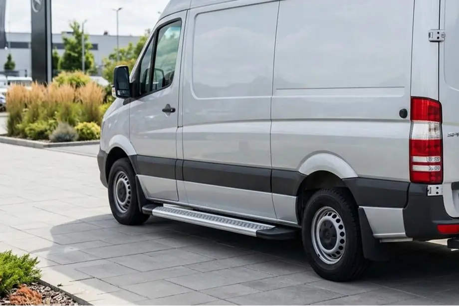 Volkswagen Crafter 2006–2016 Sānu pakāpieni New Vision Grey (2 gab., alumīnijs) Image