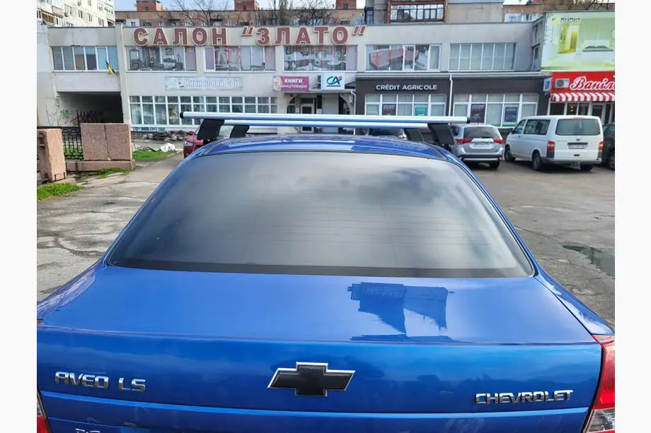 Chevrolet Aveo T250 2005–2011 Jumta šķērssijas gludam jumtam (2 gab., Asaf V4) Foto 7