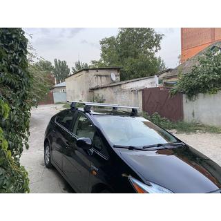 Jumta šķērssijas gludam jumtam (2 gab., Asaf V4) Toyota Prius 2009–2015 foto 2