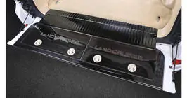 Toyota Land Cruiser 200 2007–2021 Ieliktņu komplekts (tumšs birstēts alumīnijs) foto 3