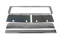Toyota Land Cruiser 200 2007–2021 Ieliktņu komplekts (tumšs birstēts alumīnijs) foto 7