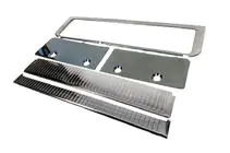 Toyota Land Cruiser 200 2007–2021 Ieliktņu komplekts (tumšs birstēts alumīnijs) foto 6