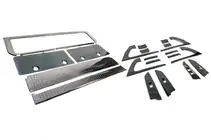 Toyota Land Cruiser 200 2007–2021 Ieliktņu komplekts (tumšs birstēts alumīnijs) foto 4