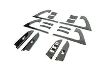 Toyota Land Cruiser 200 2007–2021 Ieliktņu komplekts (tumšs birstēts alumīnijs) foto 10