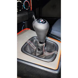 OEM ātrumkloķa rokturis (mākslīgā āda, melns, gluds) BMW 5. sērija E34 1988–1995 foto 4