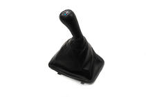 BMW 3. sērija E46 1998–2006 Pārnesumu pārslēga apvalks + pārslēga rokturis OEM (mākslīgā āda) foto 1