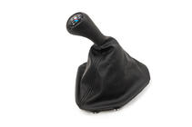 BMW 5. sērija E39 1996–2003 Pārnesumu pārslēga apvalks + pārslēga rokturis OEM (mākslīgā āda) foto 2