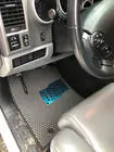 Toyota Sequoia 2007–2022 Poliuretāna salona paklāji, 3 rindas (EVA, melni) foto 6