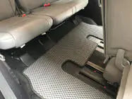 Toyota Sequoia 2007–2022 Poliuretāna salona paklāji, 3 rindas (EVA, melni) foto 19