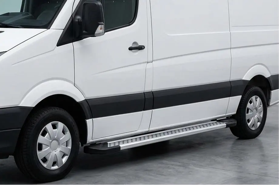 Volkswagen Crafter 2016– Sānu pakāpieni New Vision Grey (2 gab., alumīnijs) Image