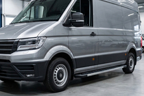 Volkswagen Crafter 2016– Sānu sliekšņi RedLine V1 (2 gab., alumīnijs) Garā/Īpaši garā foto 1