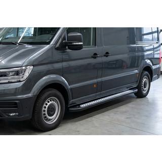 Sānu sliekšņi New Vision Black (2 gab., alumīnijs) Man TGE 2017– foto 1