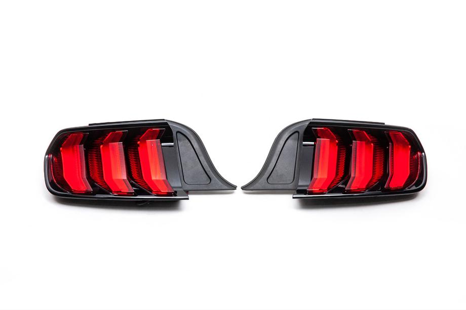 Ford Mustang 2015–2023 OEM aizmugurējie lukturi (USA, 2 gab., 2015+) Foto 1