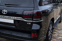 Toyota Land Cruiser 200 2007–2021 Aizmugurējie lukturi 2016-2021 (Sequential Red) foto 5