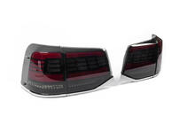 Toyota Land Cruiser 200 2007–2021 Aizmugurējie lukturi 2016-2021 (Sequential Red) foto 3