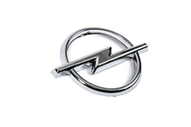 Opel Astra G Classic 1998–2012 Emblēma (apļa Ø67 mm, zibens 90 mm) foto 3