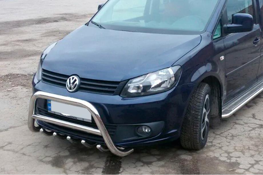 Volkswagen Caddy 2015–2020 Kengurstienis WT003-4 (nerūsējošais tērauds) 60 mm, bez uzraksta Foto 2