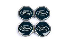 Ford Diska centrālie vāciņi 61/56 mm zili (4 gab.) foto 2