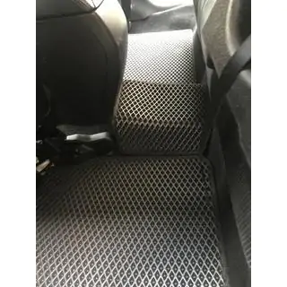 EVA auto paklājiņi (melni) foto 4