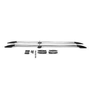 Jumta reliņi – turku dizains (hromēti, 2 gab.) Toyota Land Cruiser 200 2007–2021 foto 2