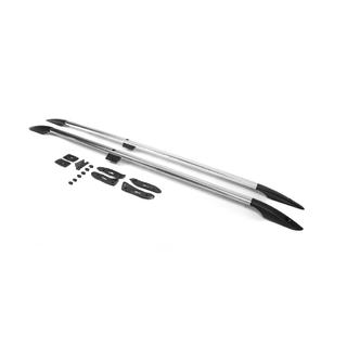 Jumta reliņi – turku dizains (hromēti, 2 gab.) Toyota Land Cruiser 200 2007–2021 foto 1