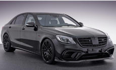 Mercedes S-class W222 2013–2022 BRB virsbūves komplekts (melns, 2018+) foto 15