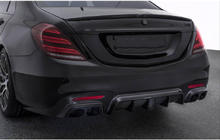 Mercedes S-class W222 2013–2022 BRB virsbūves komplekts (melns, 2018+) foto 16