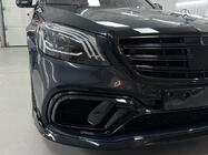 Mercedes S-class W222 2013–2022 BRB virsbūves komplekts (melns, 2018+) foto 33