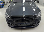 Mercedes S-class W222 2013–2022 BRB virsbūves komplekts (melns, 2018+) foto 46