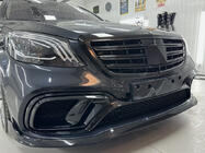 Mercedes S-class W222 2013–2022 BRB virsbūves komplekts (melns, 2018+) foto 49