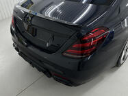 Mercedes S-class W222 2013–2022 BRB virsbūves komplekts (melns, 2018+) foto 50