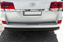 Toyota Land Cruiser 200 2007–2021 Aizmugurējā bampera uzlika 2016-2021 (nerūsējošais tērauds) foto 3