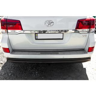 Aizmugurējā bampera uzlika 2016-2021 (nerūsējošais tērauds) Toyota Land Cruiser 200 2007–2021 foto 3