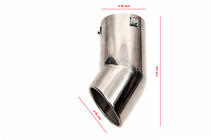 Toyota Land Cruiser Prado 150 2009–2023 Izplūdes uzgalis (nerūsējošais tērauds) foto 4