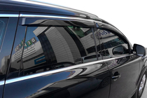 Skoda Superb 2009–2015 Logu vēja deflektori ar hroma līsti SW (4 gab., HIC) foto 5
