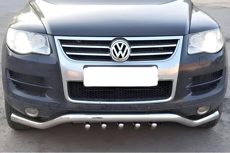 Volkswagen Touareg 2002–2010 Priekšējais aizsargstienis (bullbar) ST028 Foto 1