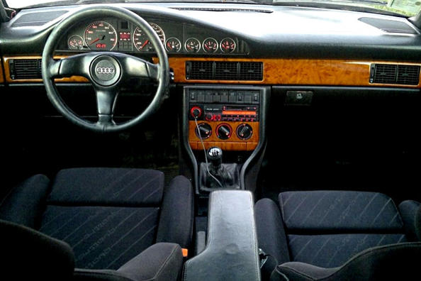 Audi 100 priekšējā paneļa uzlikas un to īpašības