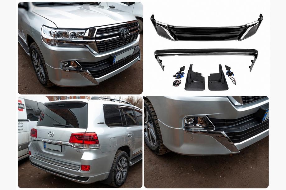Toyota Land Cruiser 200 2007–2021 Virsbūves komplekts 2016-2021 (Executive 2021) Melna krāsa Image