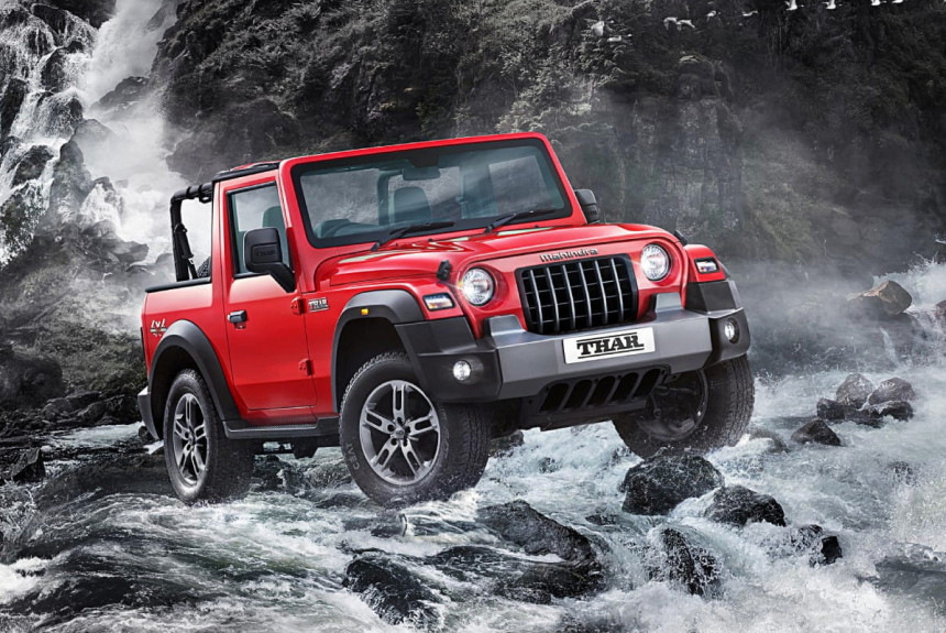 Indijas SUV Mahindra Thar iekaro vietējo tirgu