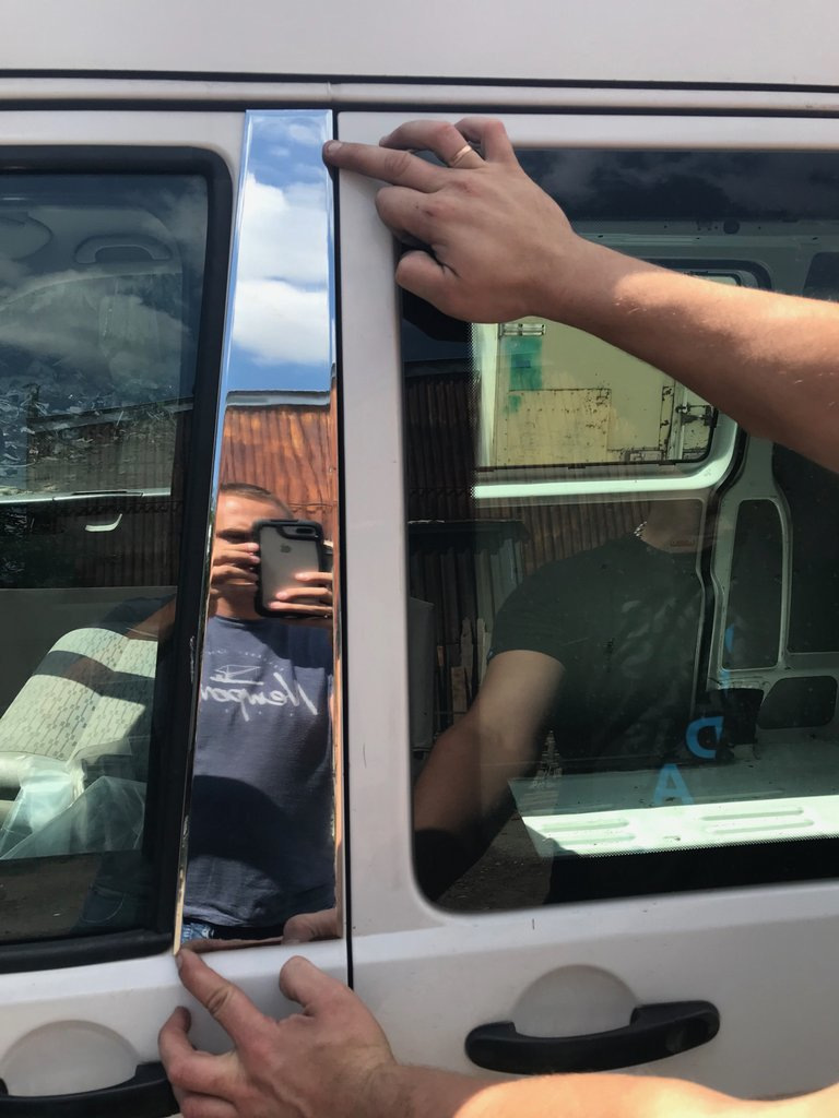 Durvju statņu uzlikas Volkswagen T5 Multivan