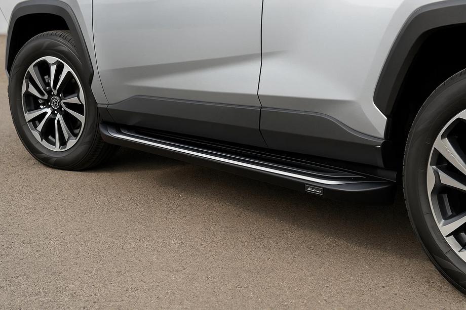 Toyota Rav 4 2019–2025 OEM V2B sānu sliekšņi (2 gab., alumīnijs) Foto 1