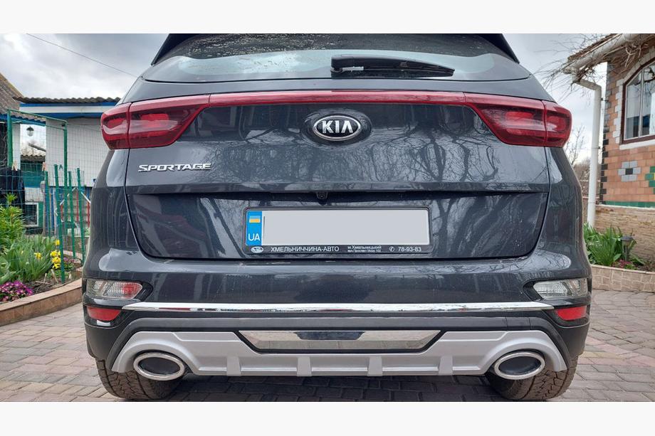 Kia Sportage 2015–2021 Priekšējais un aizmugurējais lūpas spoilers 2019+ V1 (plastmasa) Foto 2