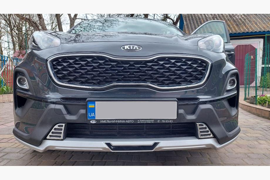Kia Sportage 2015–2021 Priekšējais un aizmugurējais lūpas spoilers 2019+ V1 (plastmasa) Foto 1