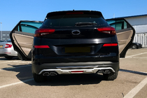 Hyundai Tucson TL 2016–2021 Priekšējais un aizmugurējais lūpas spoilers 2019+ (2 gab.) foto 2