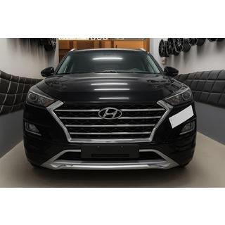 Priekšējais un aizmugurējais lūpas spoilers 2019+ (2 gab.) Hyundai Tucson TL 2016–2021 foto 1