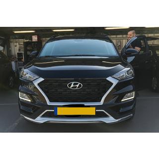 Priekšējais un aizmugurējais lūpas spoilers 2019+ (2 gab.) Hyundai Tucson TL 2016–2021 foto 4