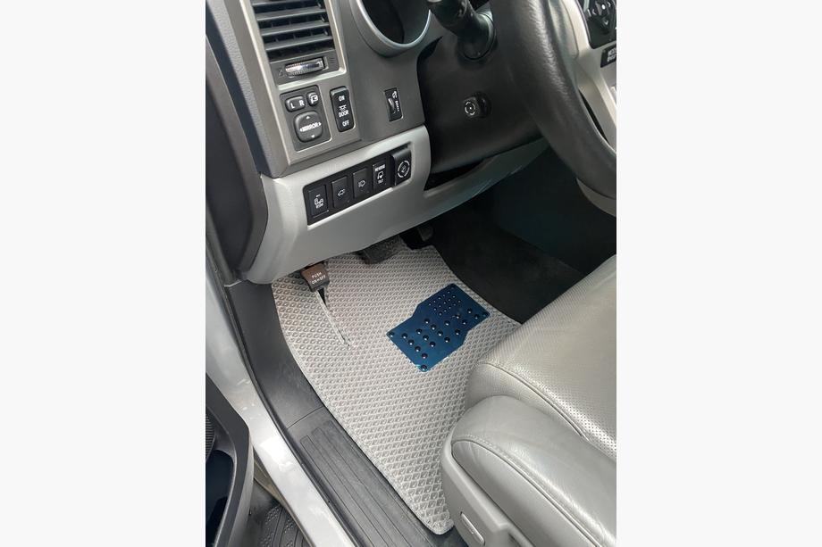 Toyota Sequoia 2007–2022 Poliuretāna salona paklājiņi, 3 rindas (EVA, pelēki) 2. rinda – 3 sēdvietas Foto 4