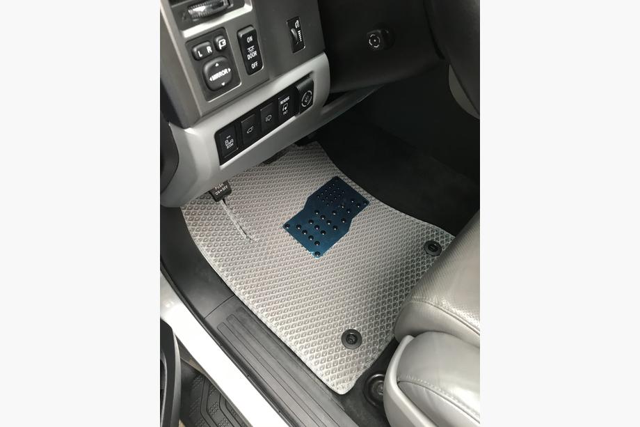 Toyota Sequoia 2007–2022 Poliuretāna salona paklājiņi, 3 rindas (EVA, pelēki) 2. rinda – 3 sēdvietas Foto 14