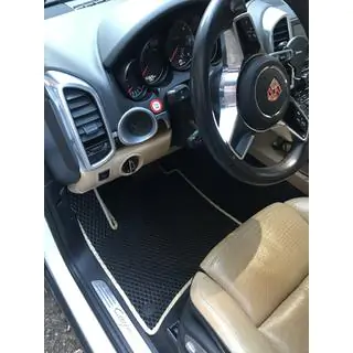 EVA auto paklājiņi (melni) foto 2