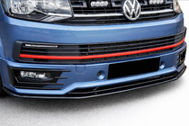 Volkswagen T6 2015–2024 Priekšējā bampera lūpas spoilers SportLine 2015-2018 (ABS) foto 1